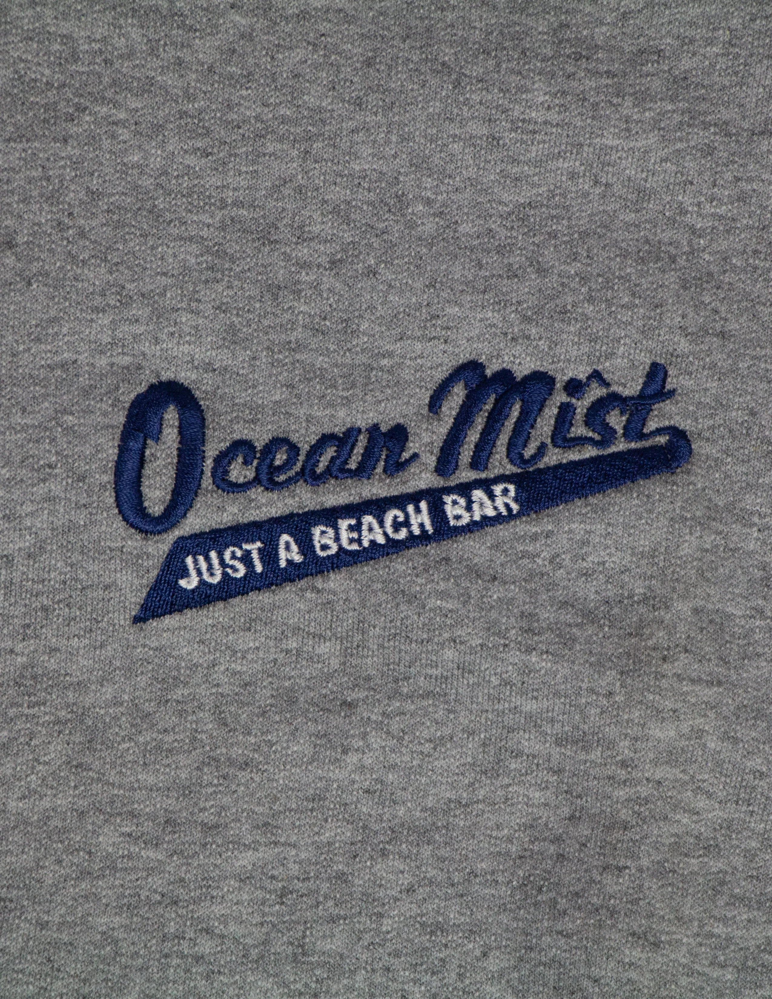 1/4 Zip Pullover Sweatshirt - HEATHER GRAY