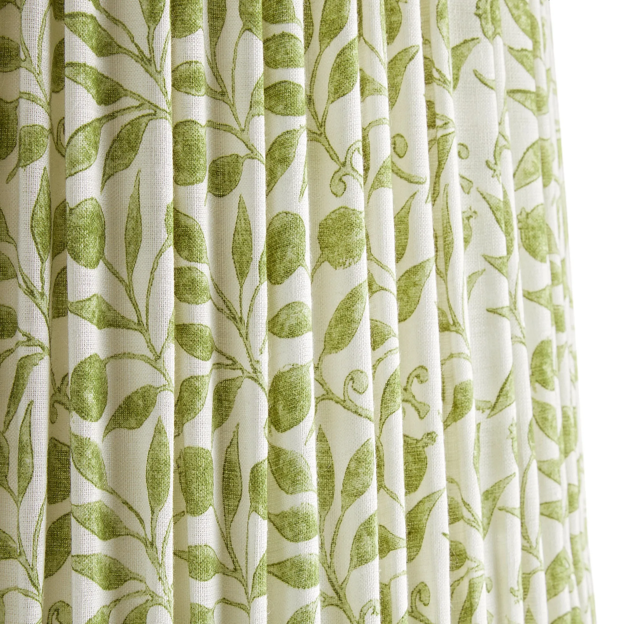 25cm empire shade in thyme Rosehip linen by Morris & Co.