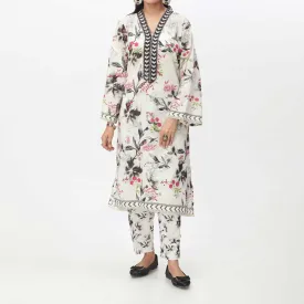 2PC- Digital Printed Cambric Suit PS4135