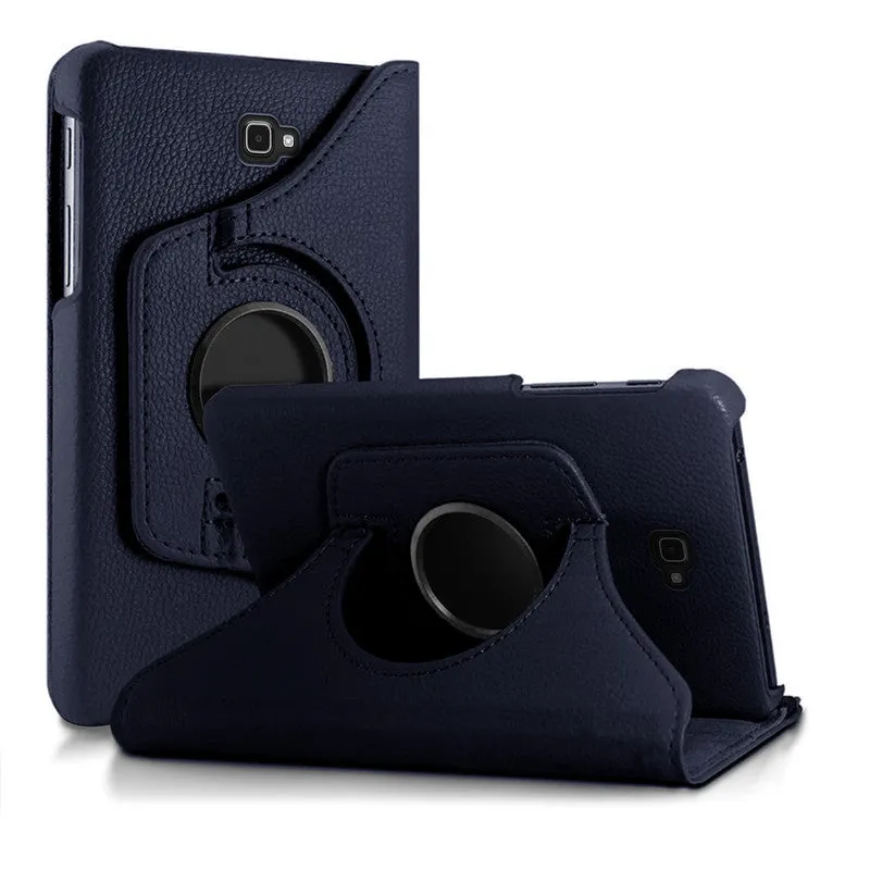 360 Degree Rotating PU Leather Tablet Flip Cover For Samsung Galaxy Tab A SM-T580 / T585 10.1"