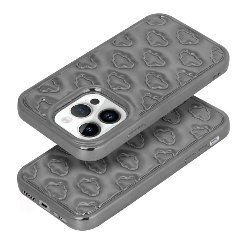 3D Cute Cloud Pattern Back Cover for Apple iPhone 14 Pro