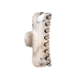 4" Claw Clip - Grey Marble