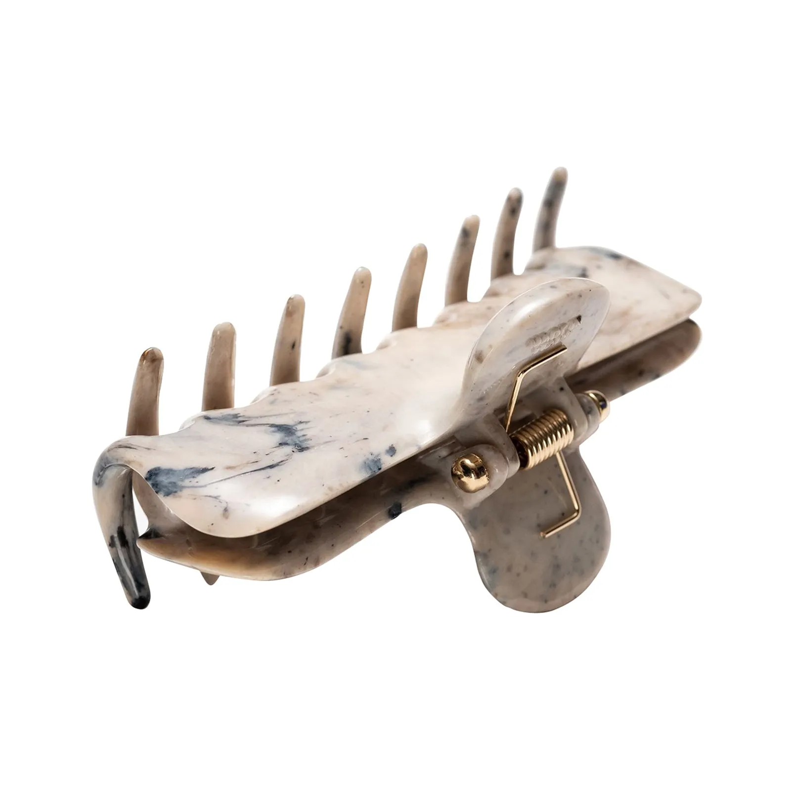4" Claw Clip - Grey Marble