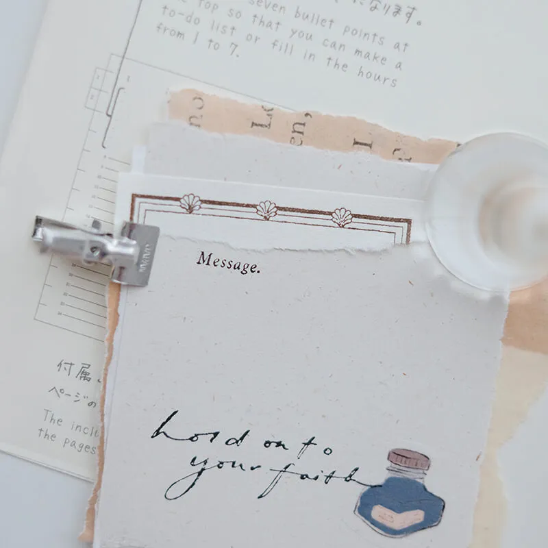 9pt Tiny Text Rubber Stamp