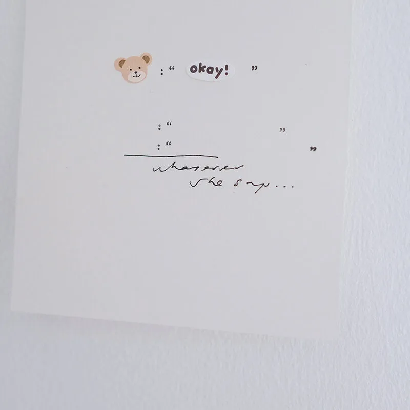 9pt Tiny Text Rubber Stamp
