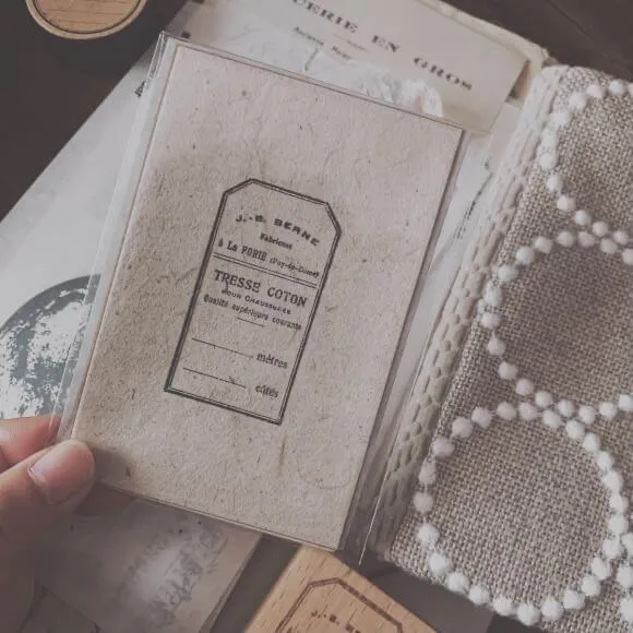 A Vintage Tag Rubber Stamp