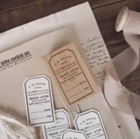 A Vintage Tag Rubber Stamp