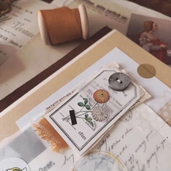 A Vintage Tag Rubber Stamp