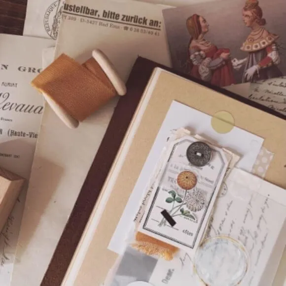 A Vintage Tag Rubber Stamp