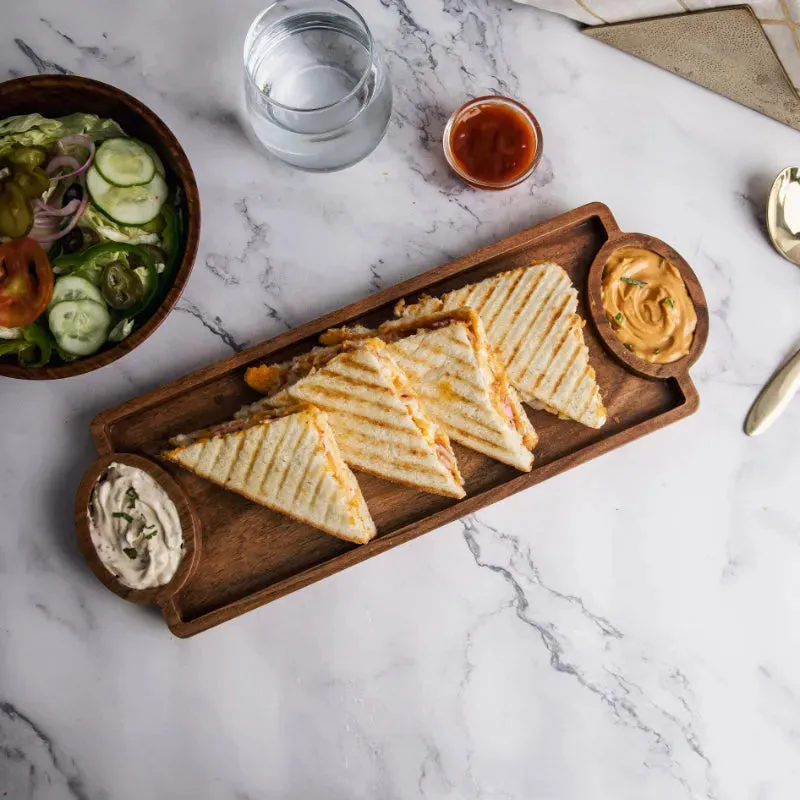 Acacia Wood Datona Platter | 15 x 6 inches