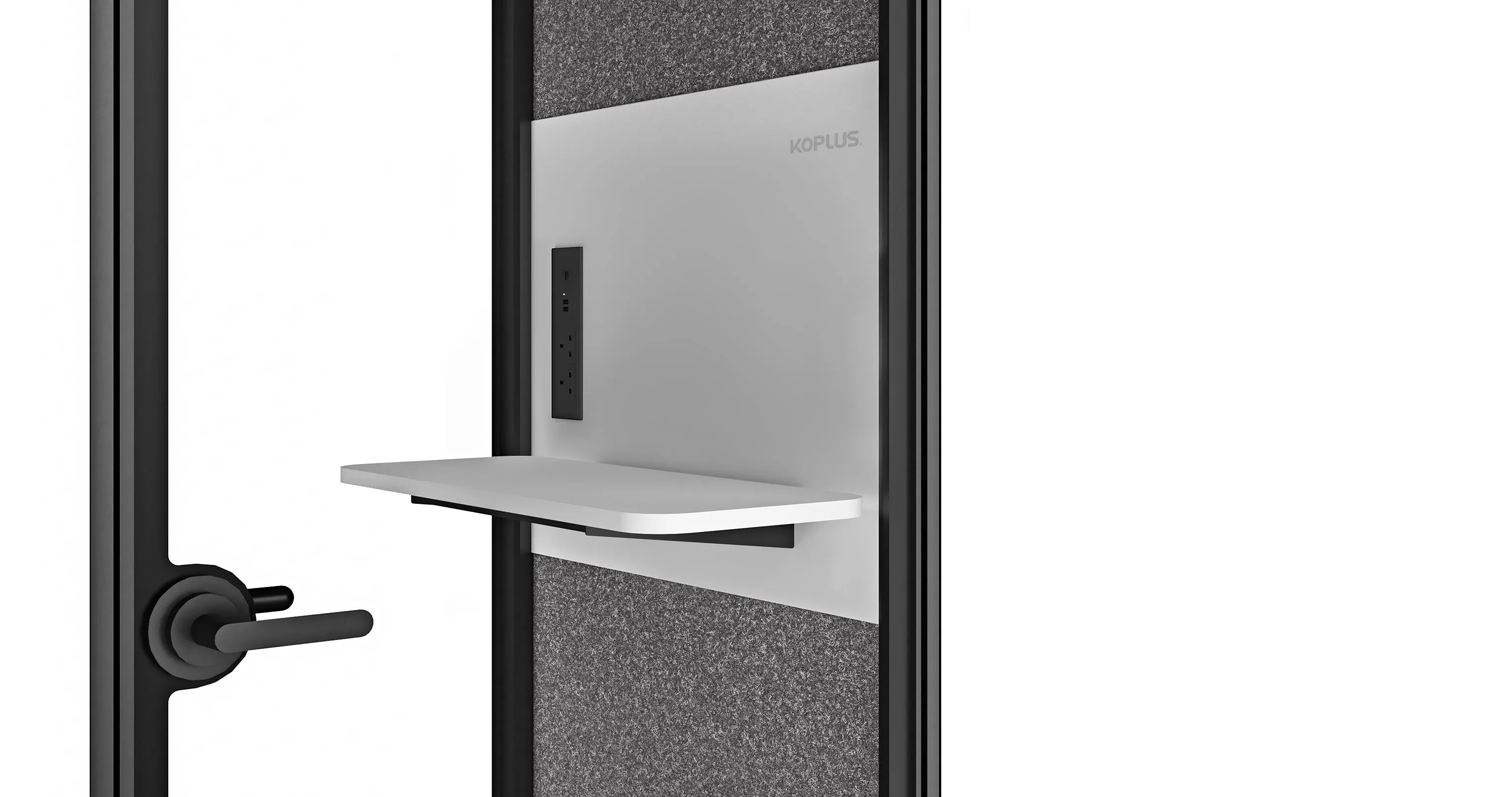 Acoustic Phone Booth Single Pod With Stool (MILLI-STAND)