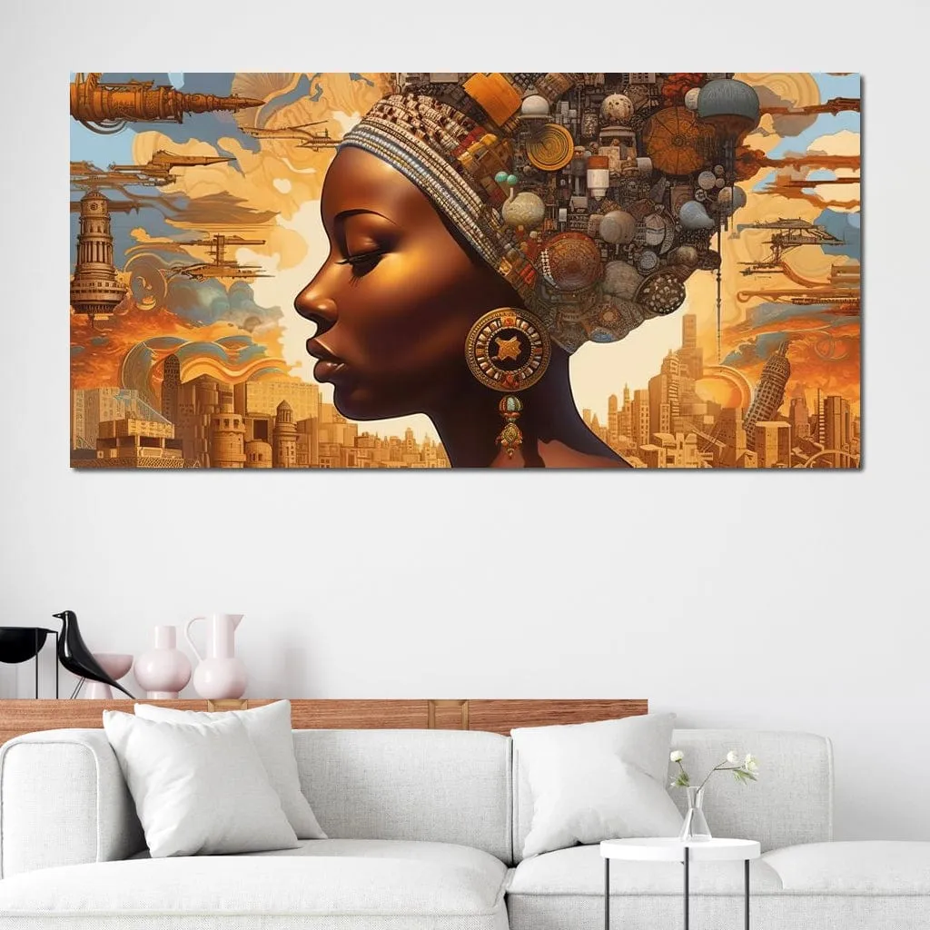 African Portrait Izula - Sakeem Gibbs