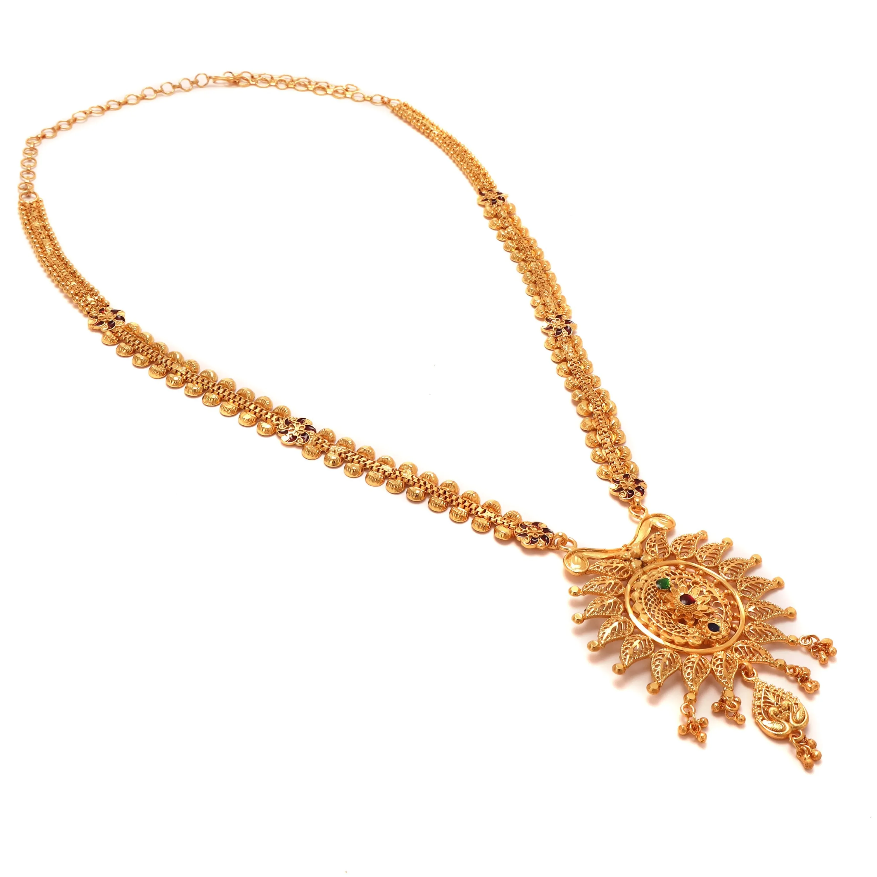 Ahalya - Long Sitahar With Matching Earrings