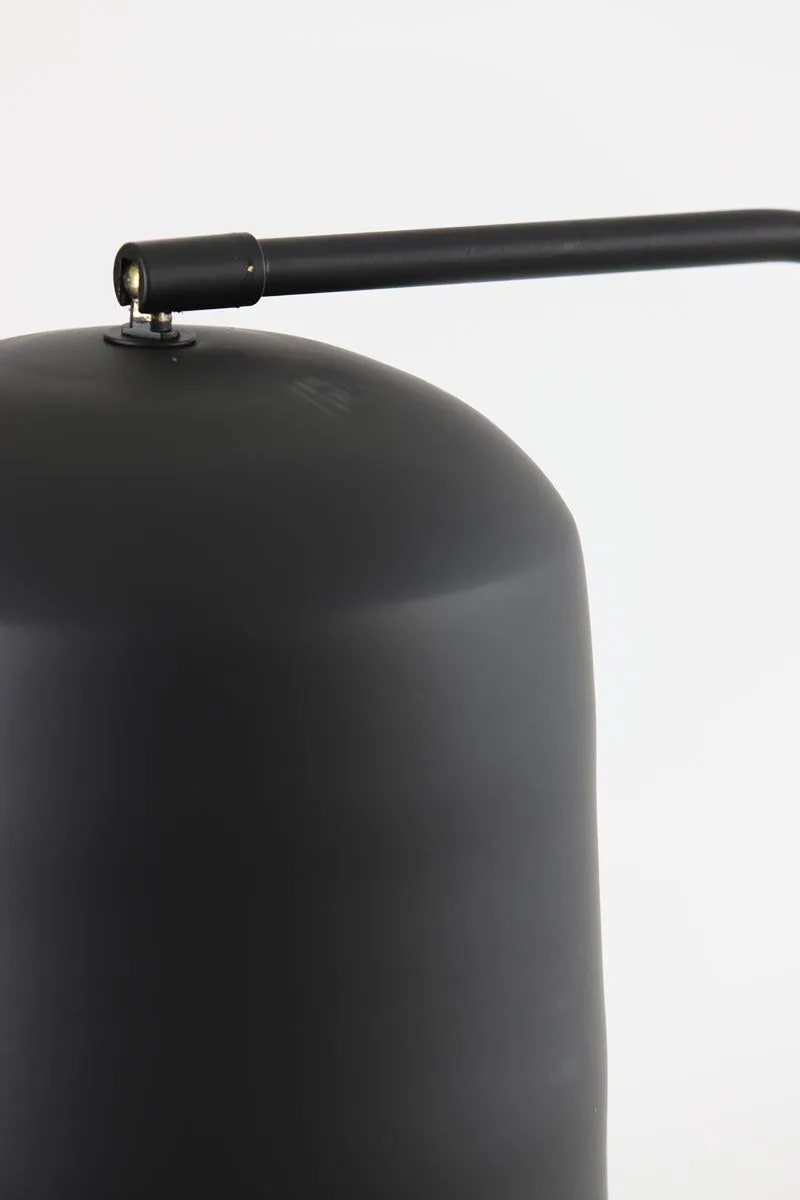 Aleso Floor Lamp - Matt Black & Antique Bronze Finish
