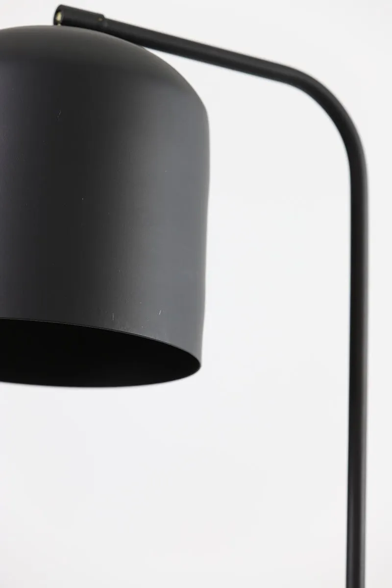 Aleso Floor Lamp - Matt Black & Antique Bronze Finish