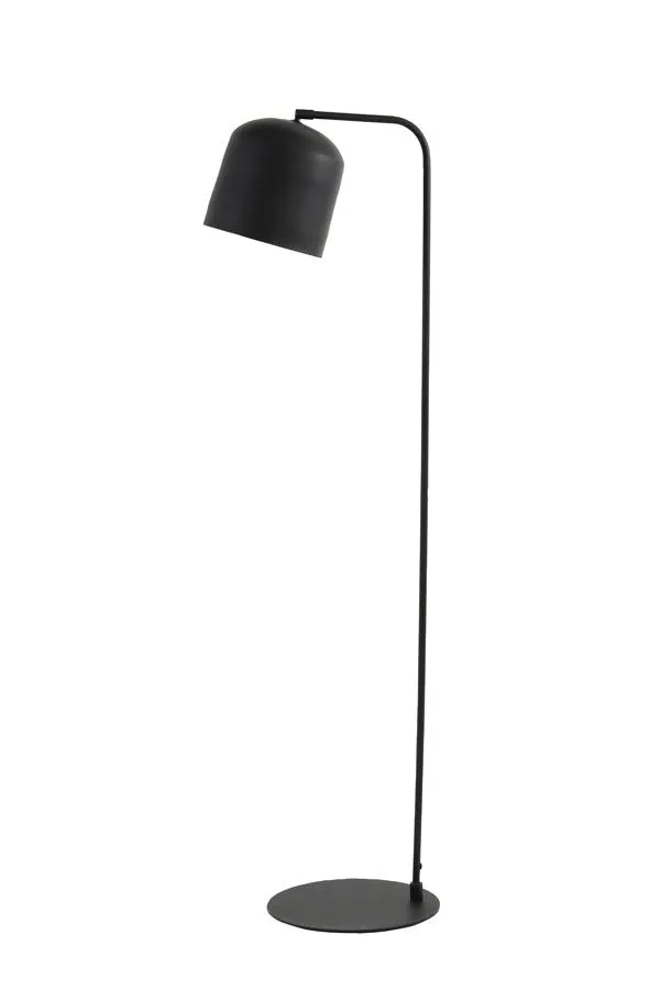 Aleso Floor Lamp - Matt Black & Antique Bronze Finish