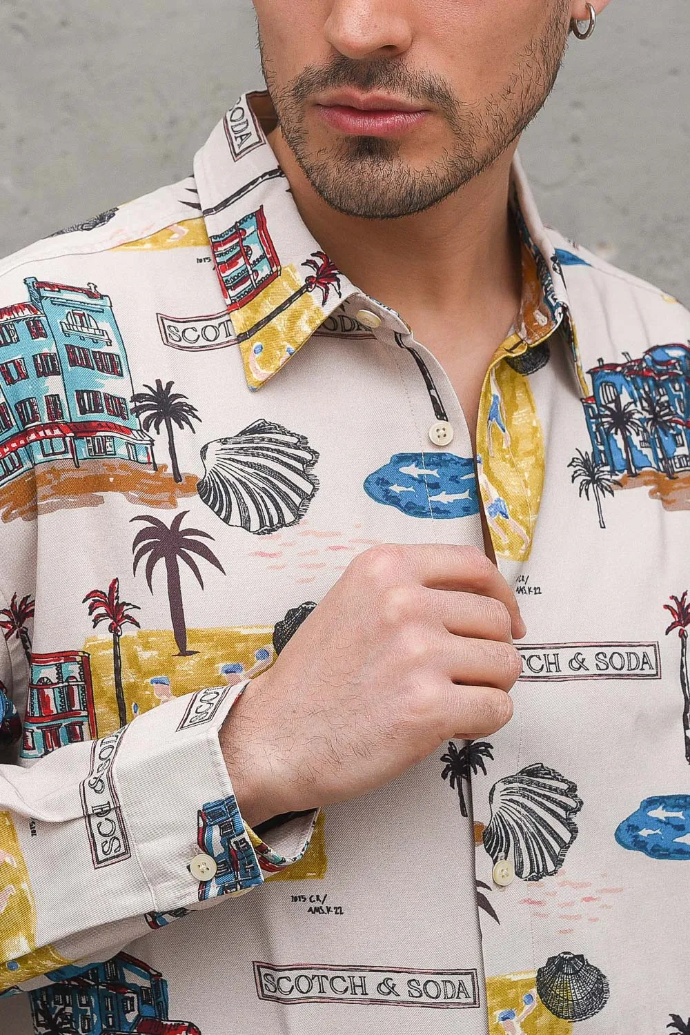 All Over Printed Twill Shirt
