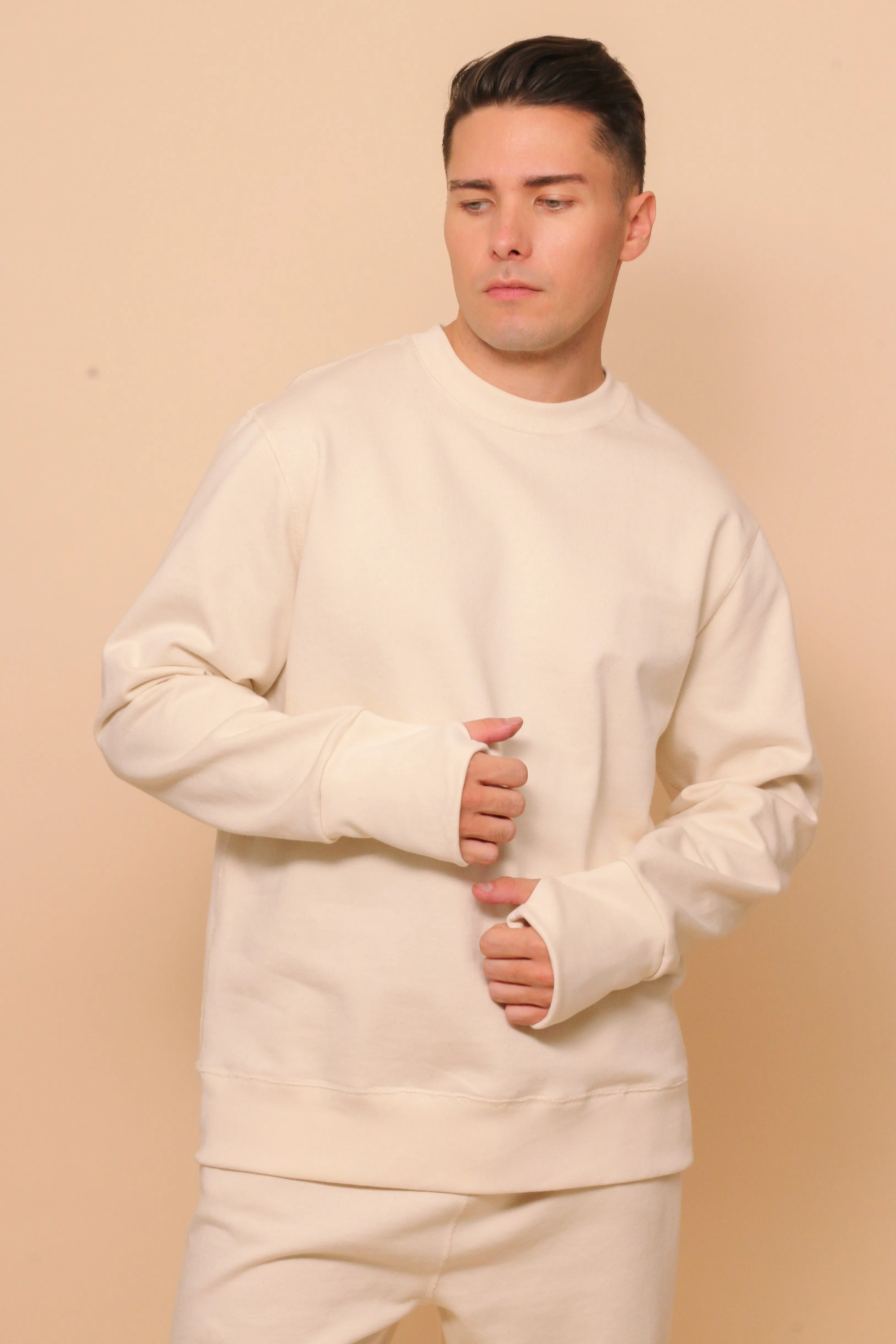 Allergy-Free Organic Cotton Pullover Sweatshirt