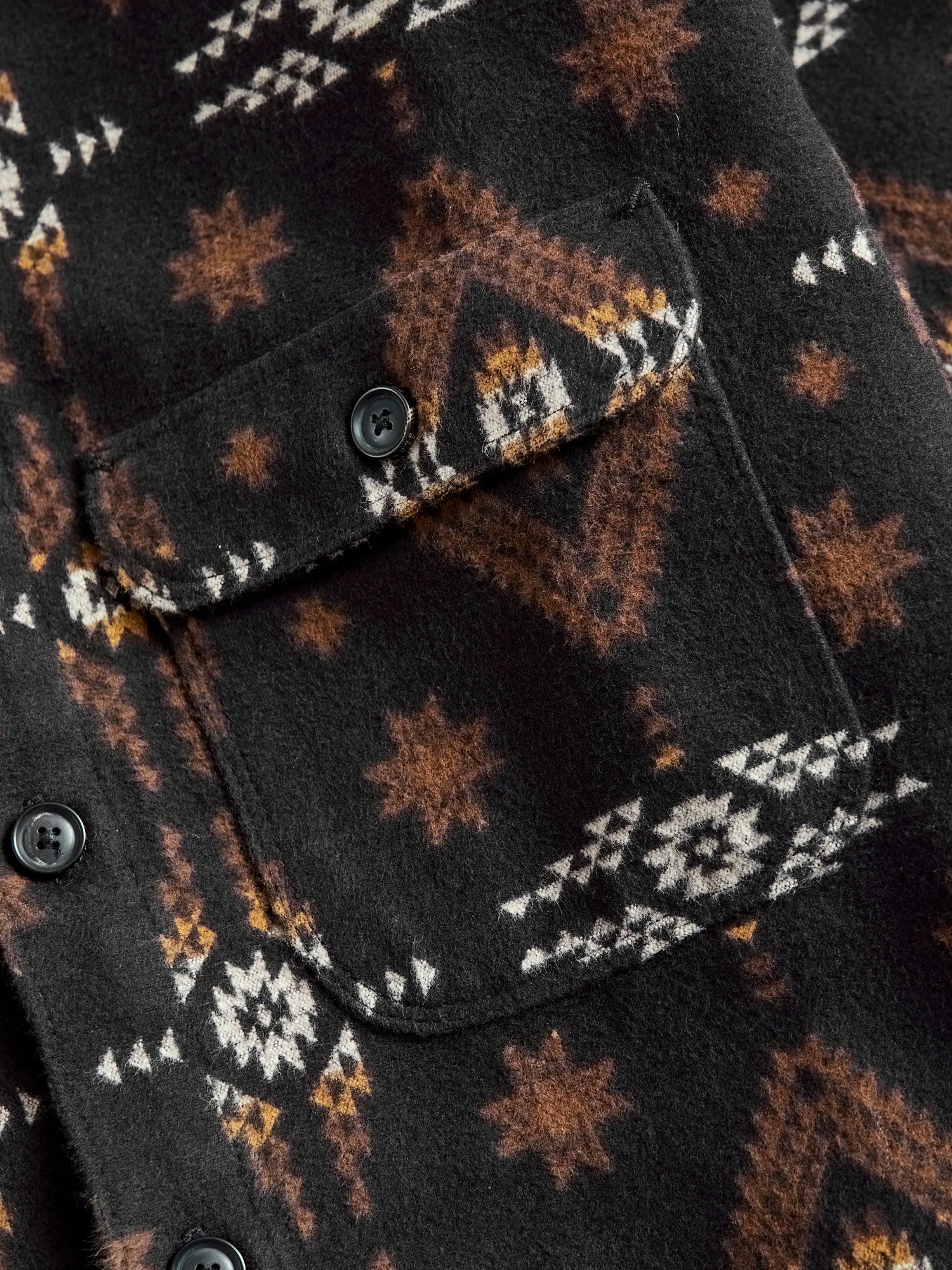 Alta Work Shirt in Black Southwestern