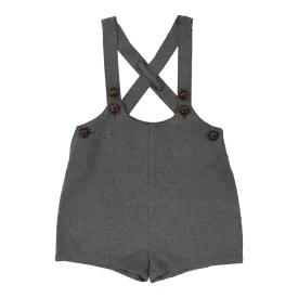 ANALOGIE GREY SUSPENDER SHORTS