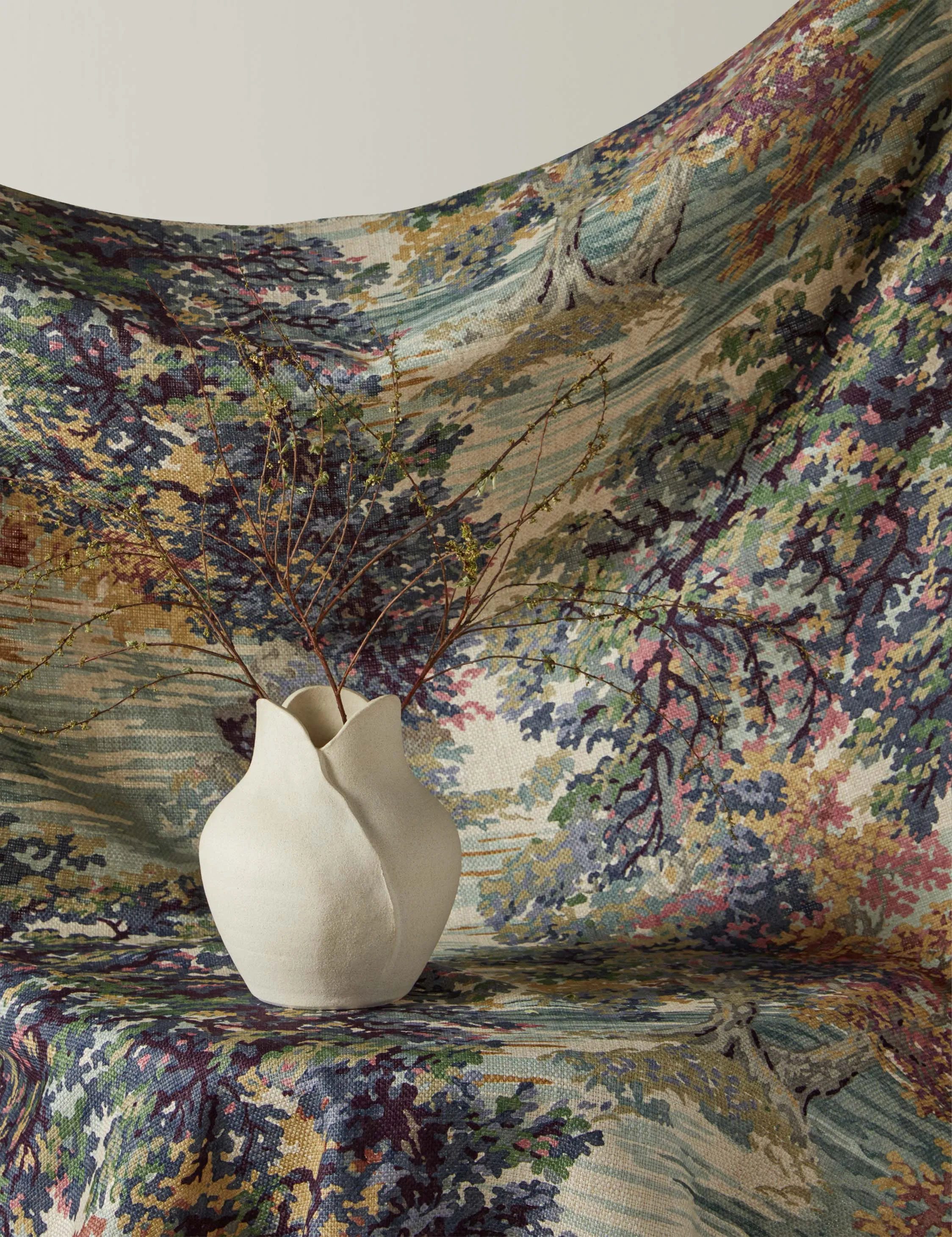 Ancient Canopy Viscose Fabric by Morris & Co.