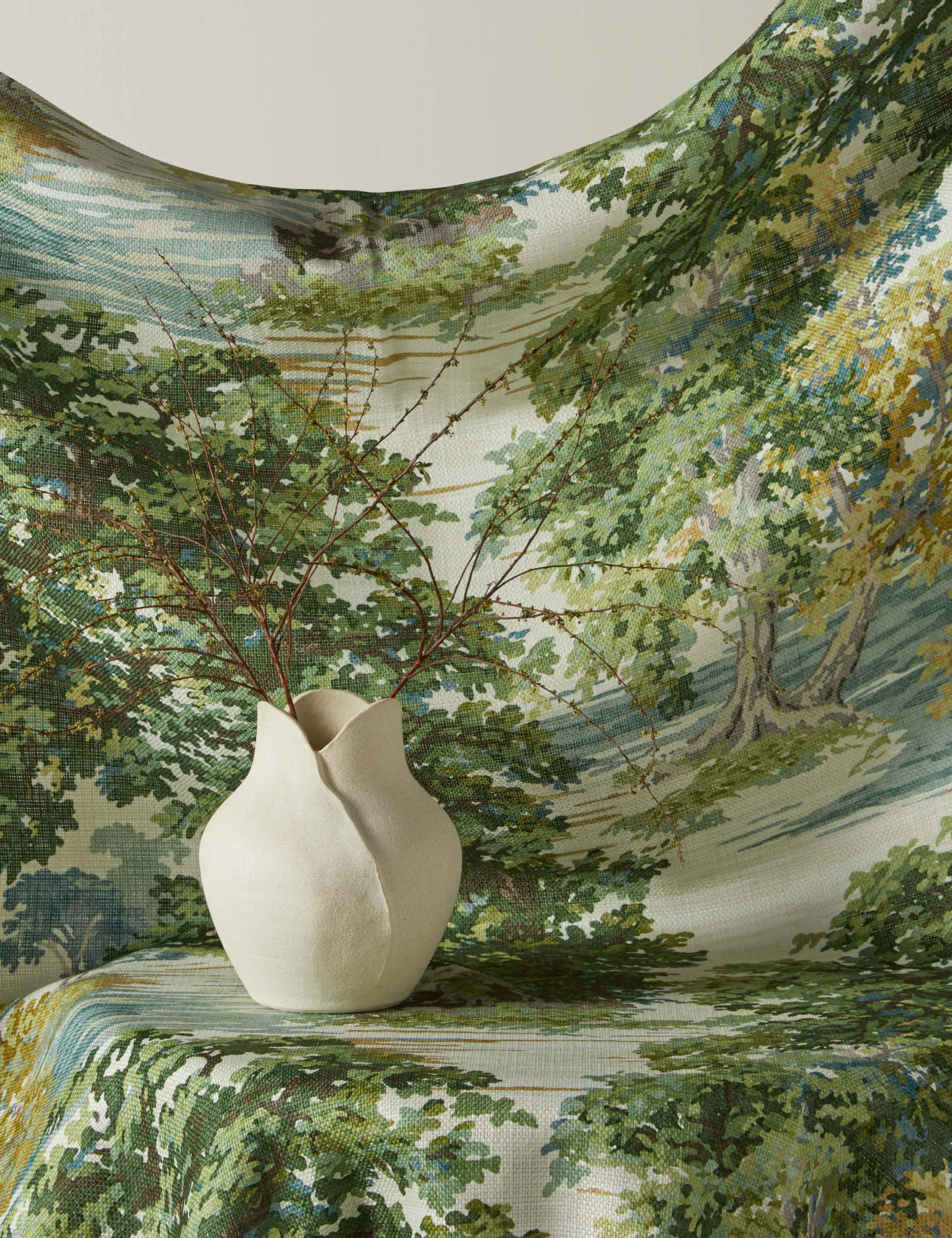 Ancient Canopy Viscose Fabric by Morris & Co.
