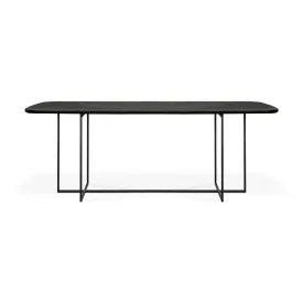 Arc Dining Table (Oak Black)