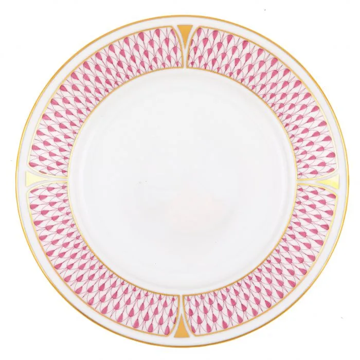 Art Deco Raspberry Service Plate
