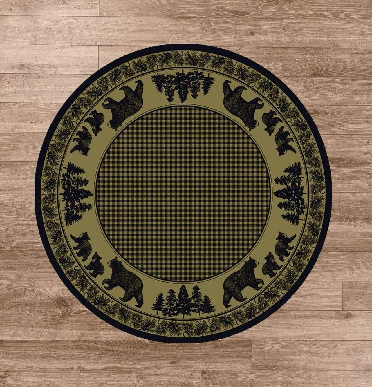 Bear Family Area Rugs - 3 Colors