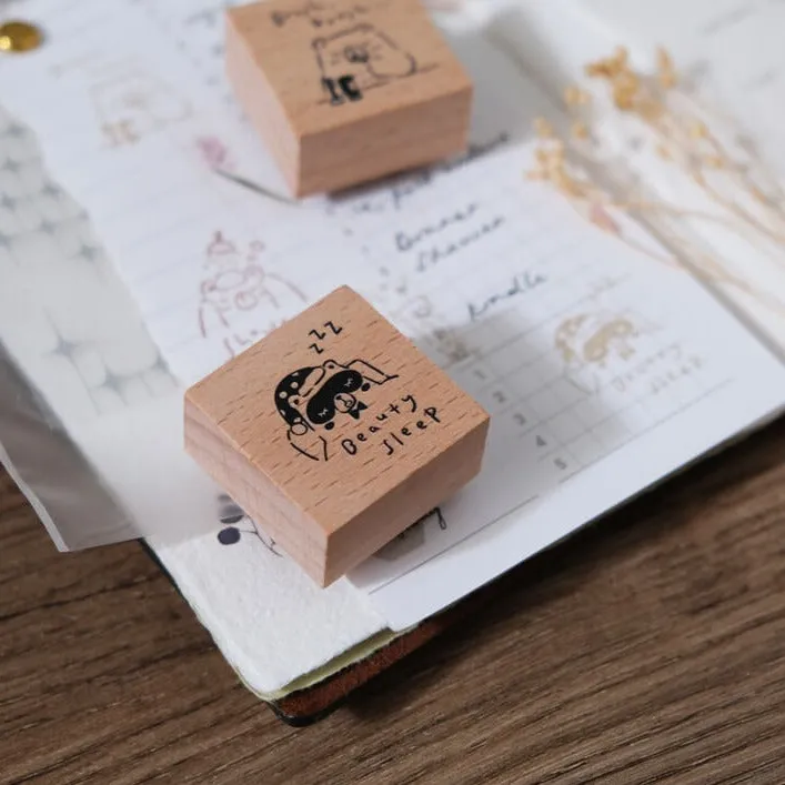 Beary Ordinary Days II Rubber Stamp