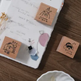 Beary Ordinary Days II Rubber Stamp