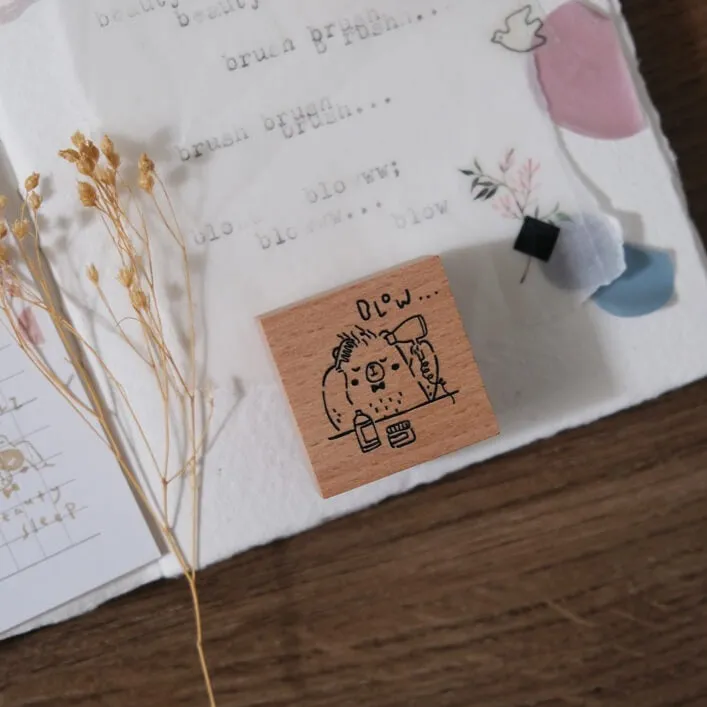 Beary Ordinary Days II Rubber Stamp