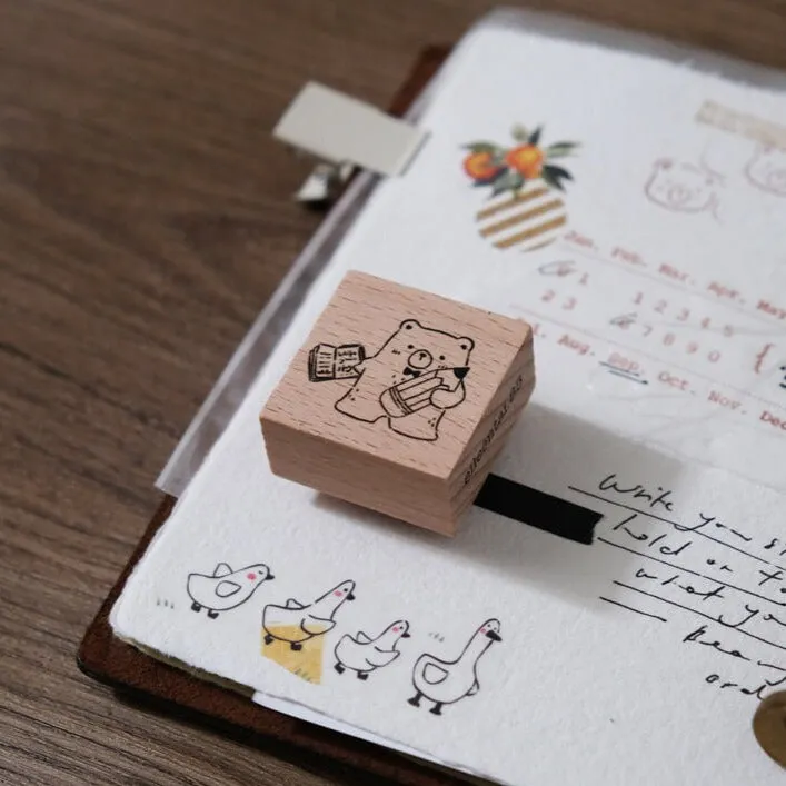 Beary Ordinary Days II Rubber Stamp