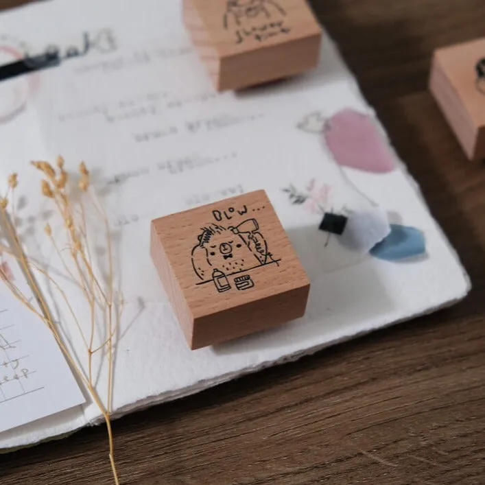Beary Ordinary Days II Rubber Stamp