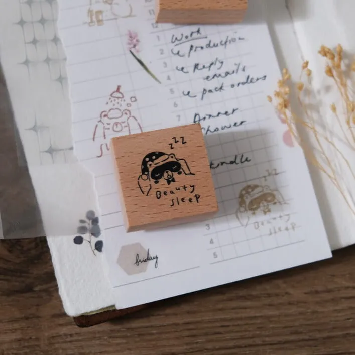 Beary Ordinary Days II Rubber Stamp