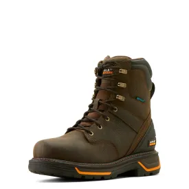 Big Rig 8 inch Soft-Toe Waterproof Boot Iron Coffee