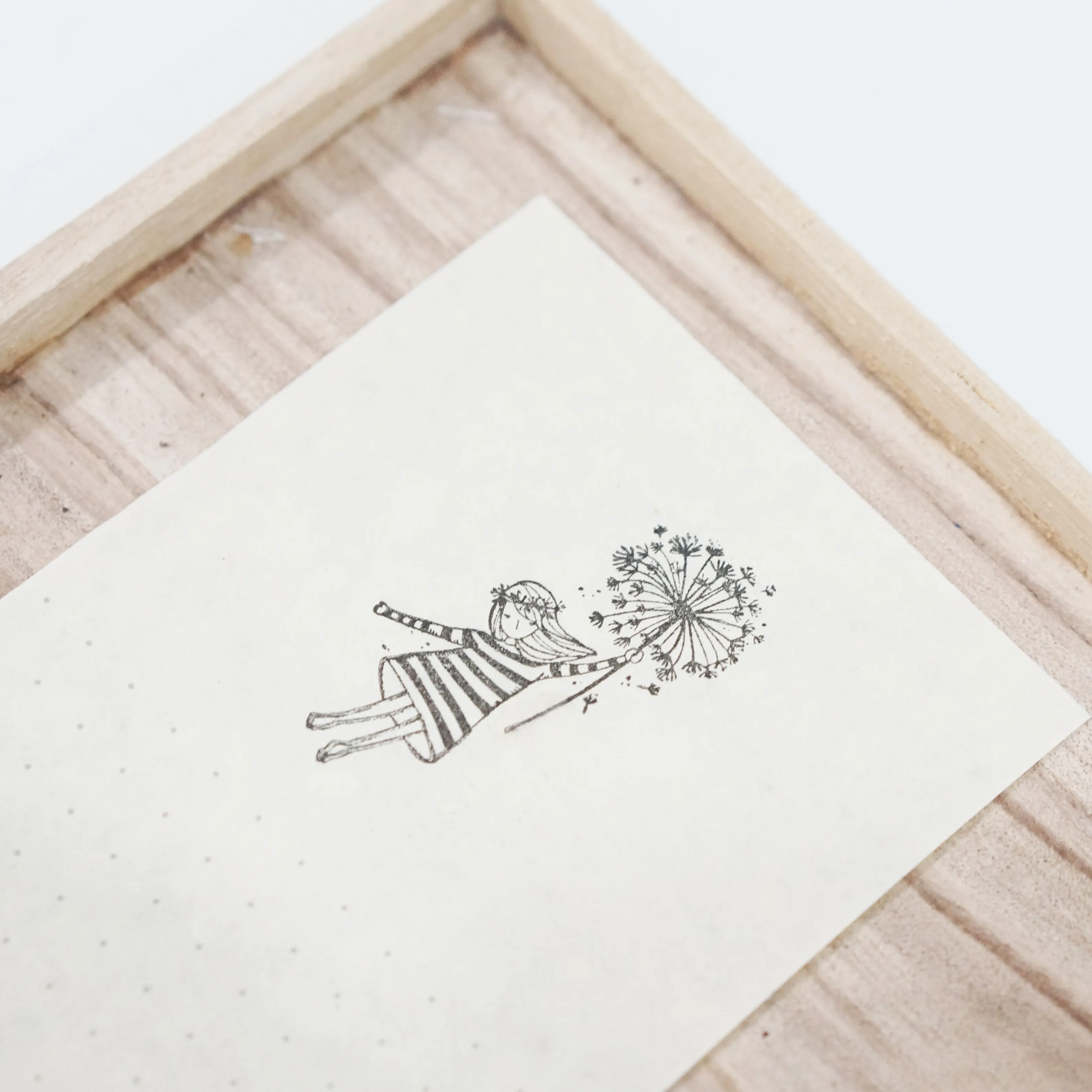 Black Milk Project Rubber Stamp - Dandelion