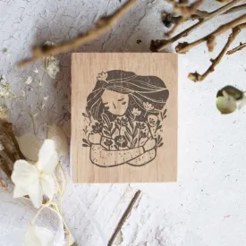 Black Milk Project Rubber Stamp - Hugs & Flowers