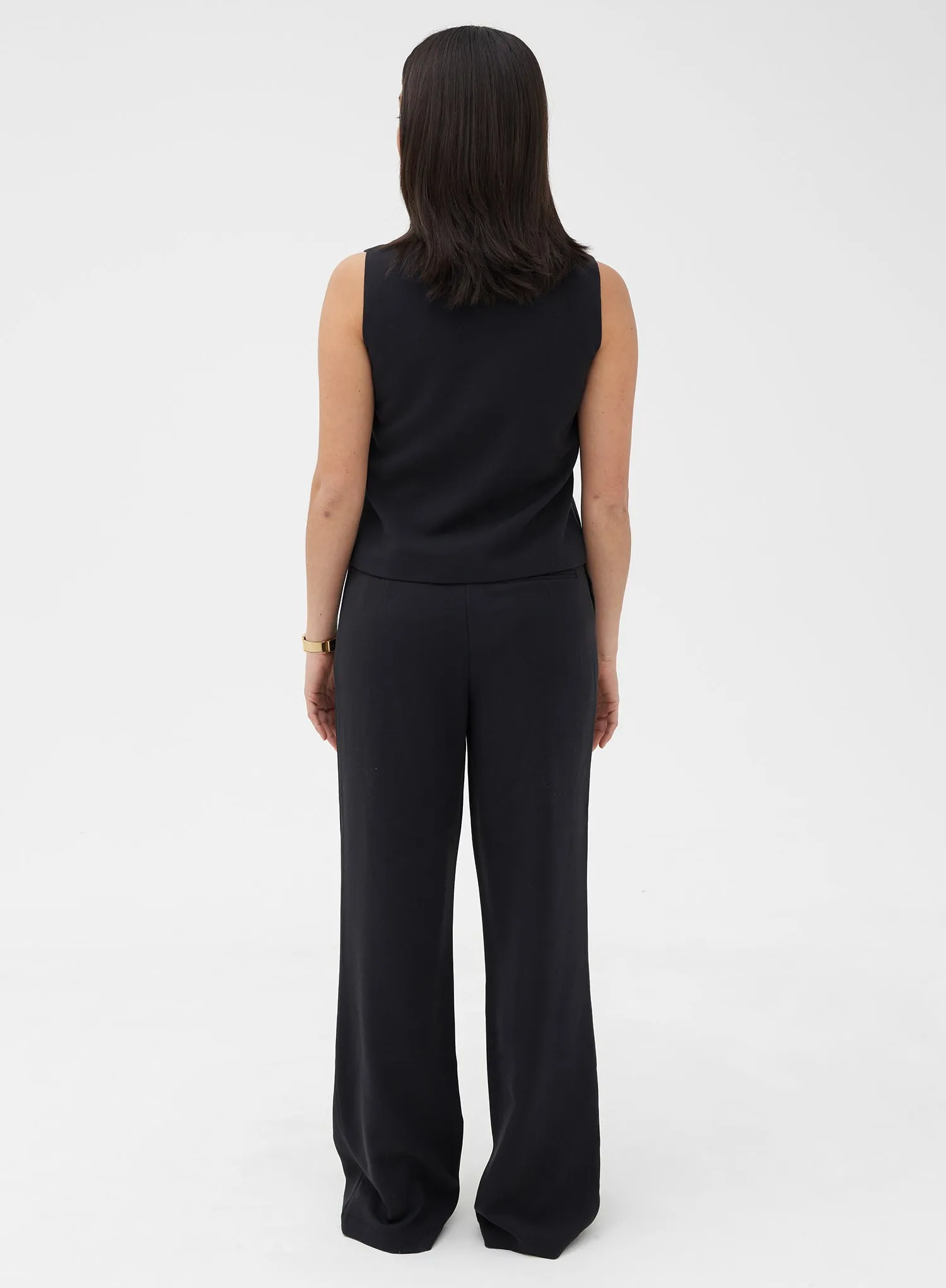 Black Tie Front Waistcoat – Delilah