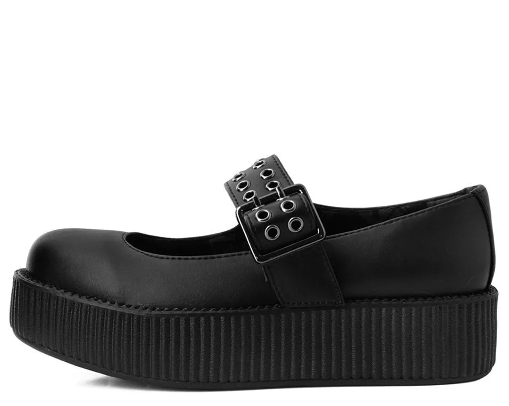 Black TUKskin™ Mary Jane Viva Mondo Creeper