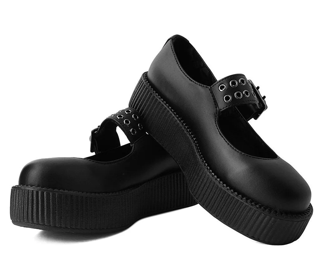 Black TUKskin™ Mary Jane Viva Mondo Creeper