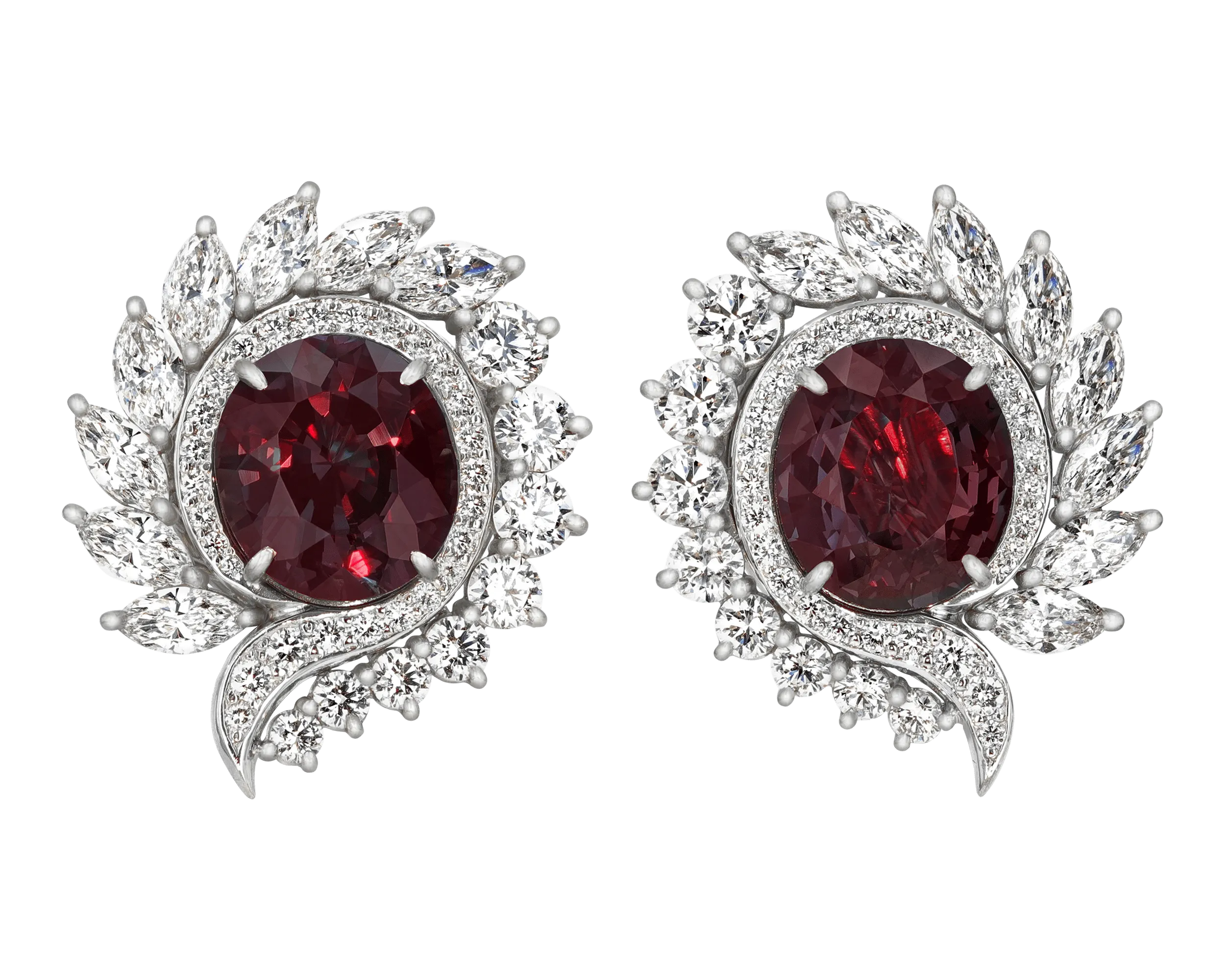 Brazilian Alexandrite Earrings, 11.43 Carats