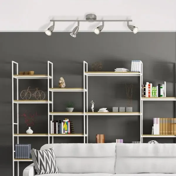 Brilliant 4 Light 12W Amalfi LED Spotlight - Iron | G21532/13