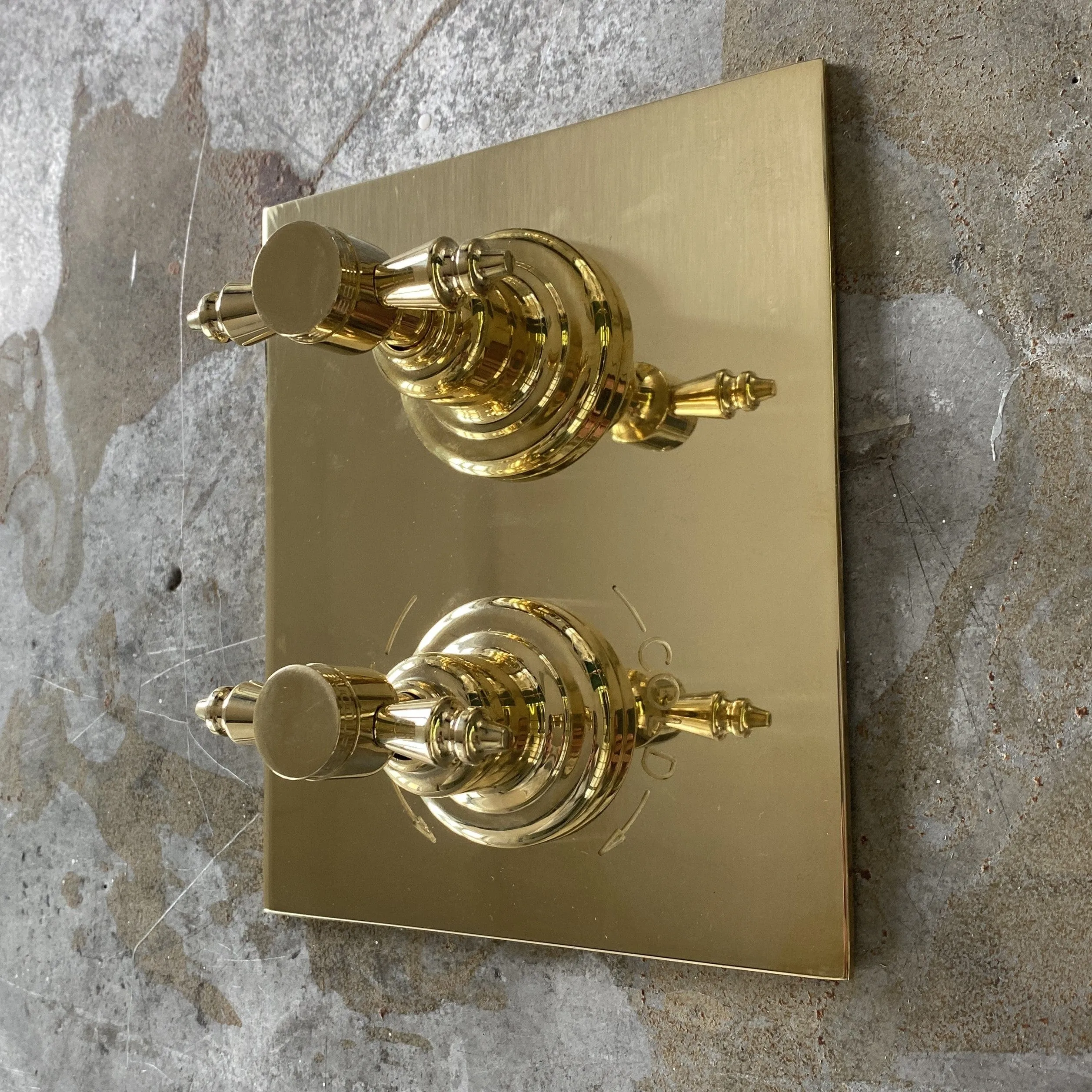 BTS52 Wall mounted Concealed thermostatic shower Bell Showerhead