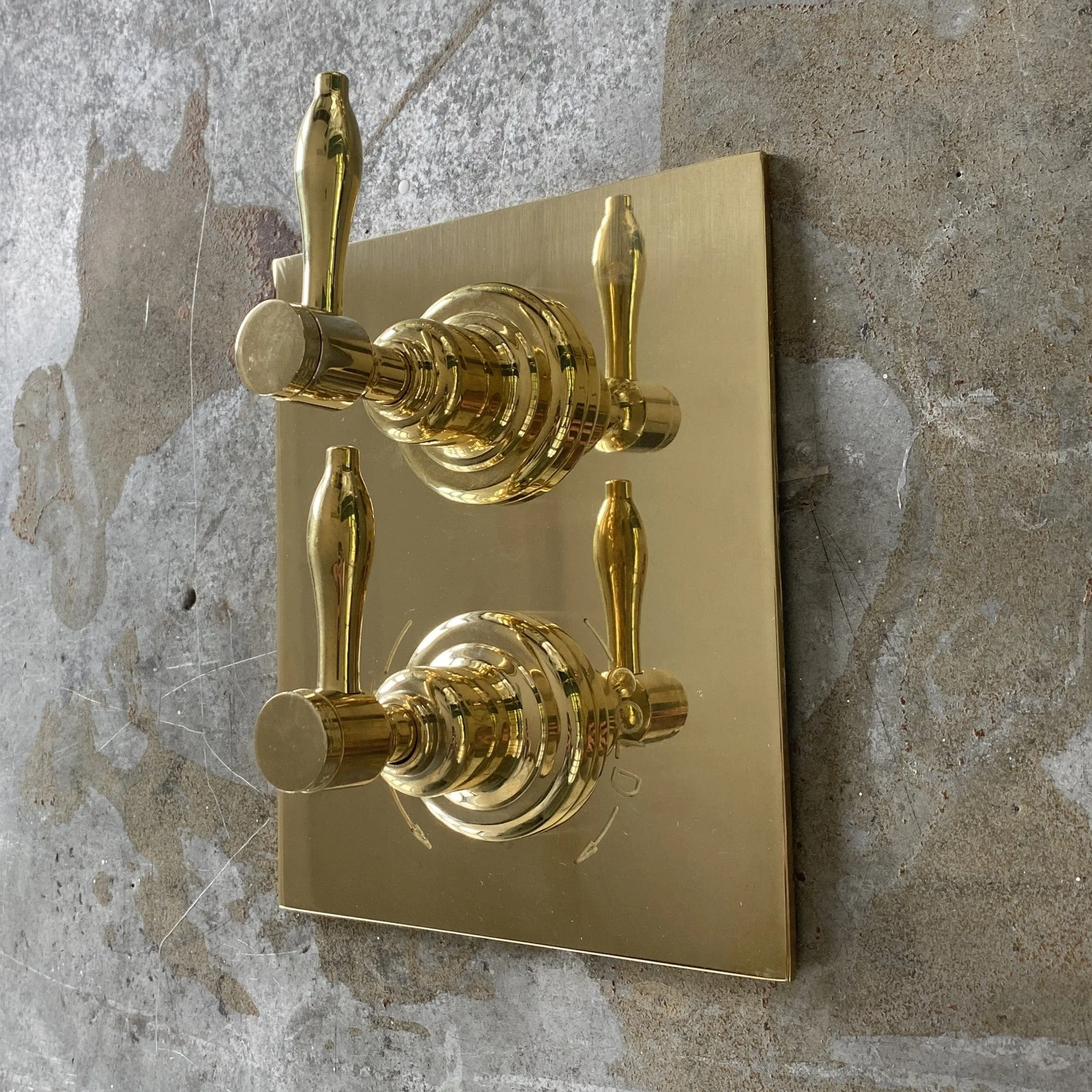 BTS52 Wall mounted Concealed thermostatic shower Bell Showerhead