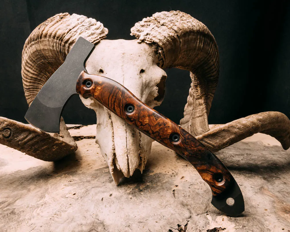 Camp Hatchet- desert Ironwood, allen bolts, grooved grip