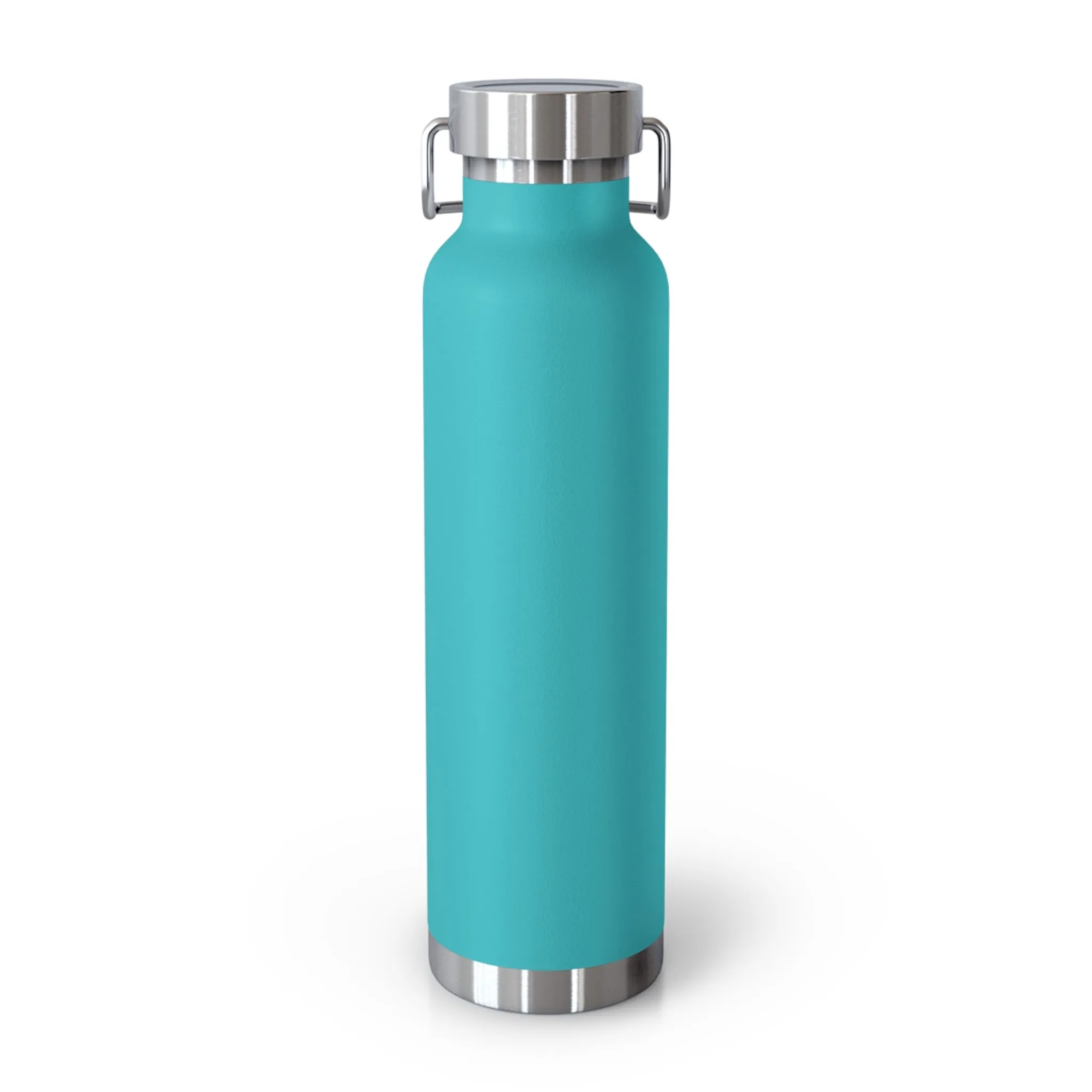 Carcinoid Cancer Awareness Heart Copper Vacuum Insulated Bottle, 22oz