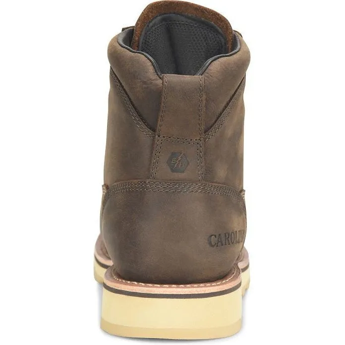 Sure, heres an optimized product title with modifiers:

Carolina Mens 6-Inch Waterproof Carbon Comp Toe Work Boot - Brown (Model CA7572)