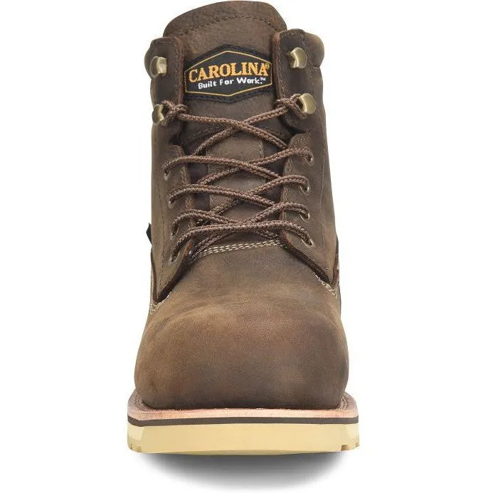 Sure, heres an optimized product title with modifiers:

Carolina Mens 6-Inch Waterproof Carbon Comp Toe Work Boot - Brown (Model CA7572)