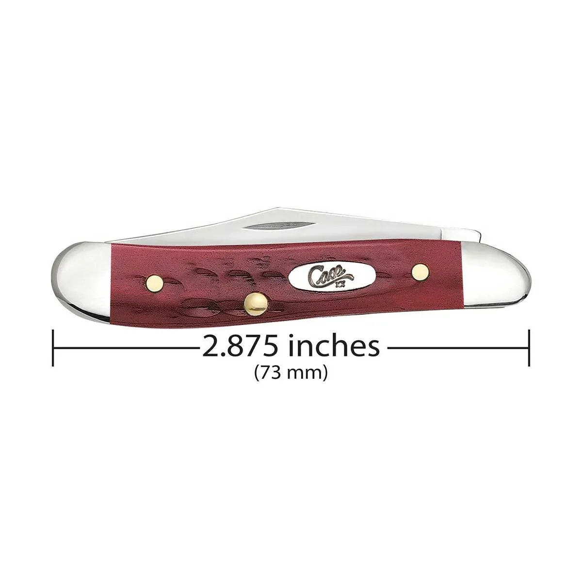Case Knives Pocket Worn Corn Cob Jig Peanut Knife - Old Red Bone